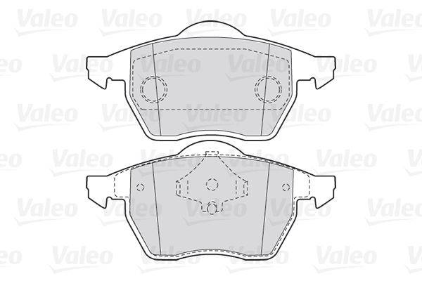 Valeo 301355 Bremsbelagsatz, Scheibenbremse