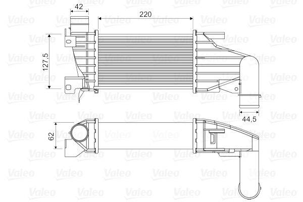 Valeo 818555 Ladeluftkühler