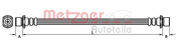 Metzger 4110114 Bremsschlauch