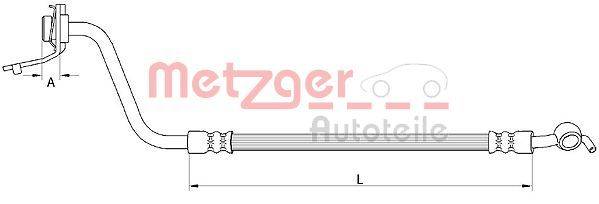 Metzger 4111056 Bremsschlauch