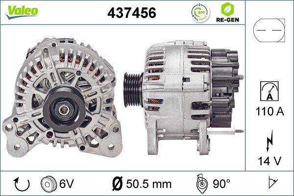 Valeo 437456 Generator