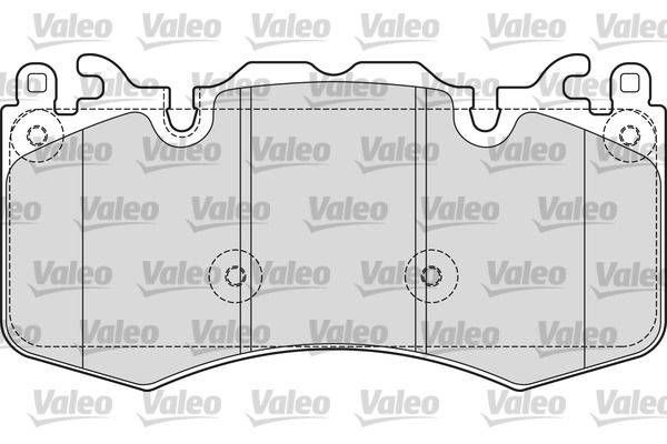 Valeo 601656 Bremsbelagsatz, Scheibenbremse