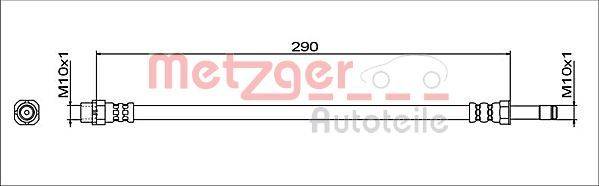 Metzger 4112057 Bremsschlauch