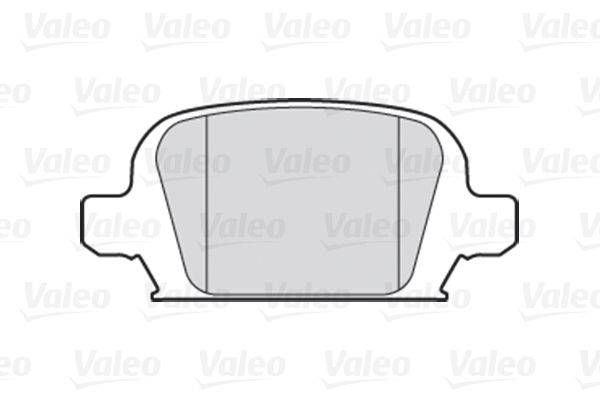 Valeo 301457 Bremsbelagsatz, Scheibenbremse