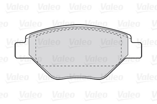Valeo 301557 Bremsbelagsatz, Scheibenbremse