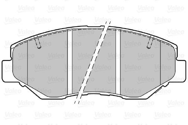 Valeo 301757 Bremsbelagsatz, Scheibenbremse