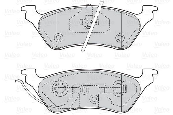 Valeo 302057 Bremsbelagsatz, Scheibenbremse