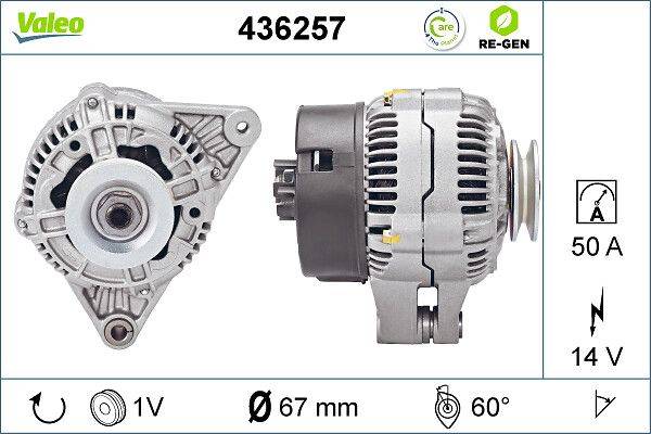Valeo 436257 Generator