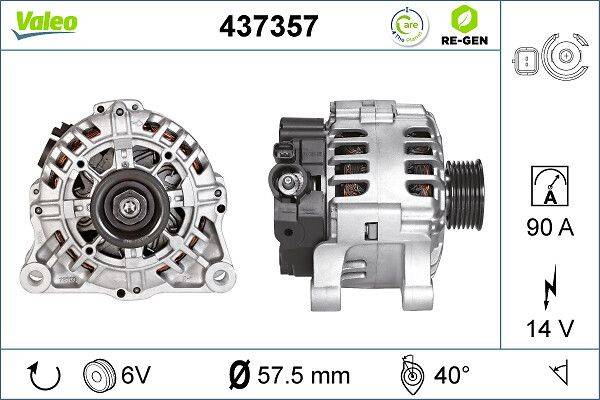 Valeo 437357 Generator
