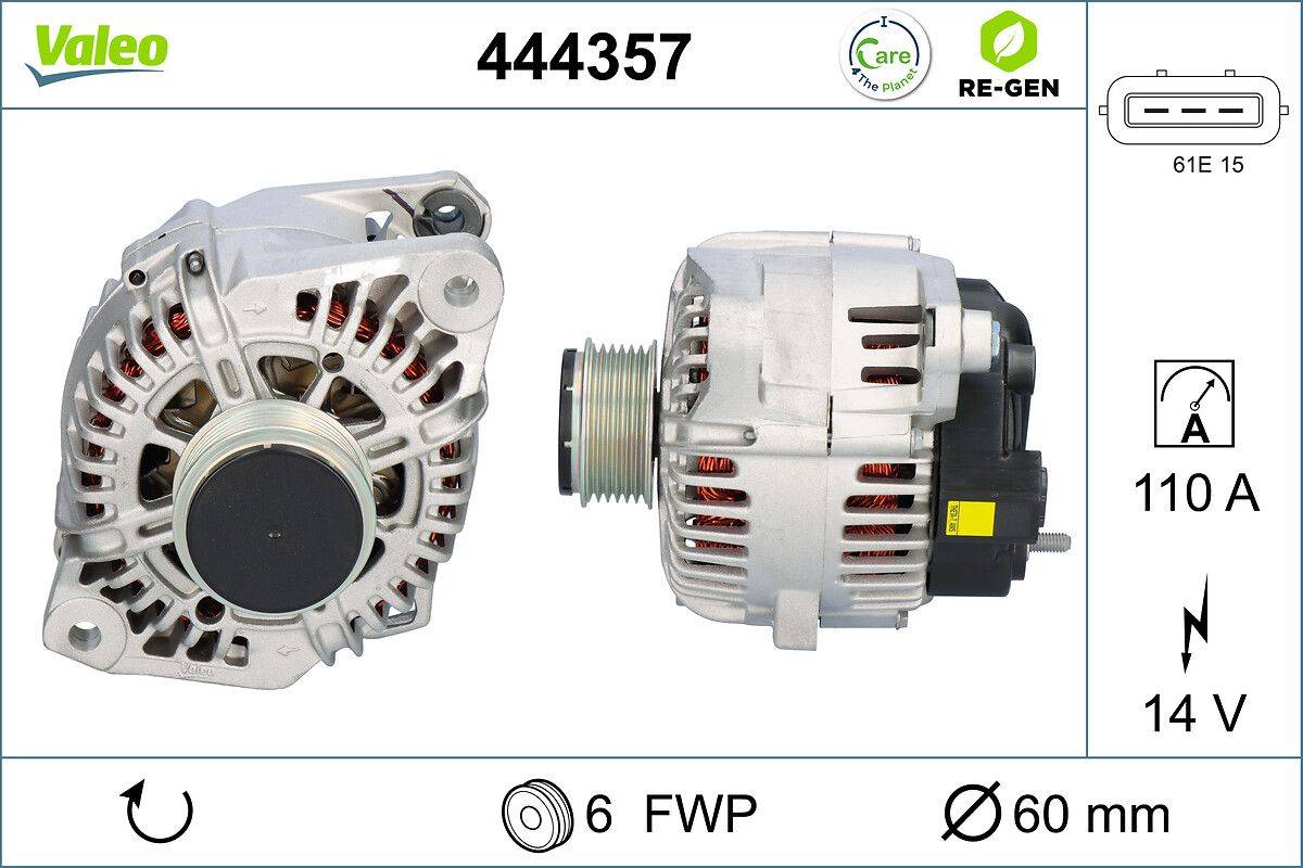 Valeo 444357 Generator