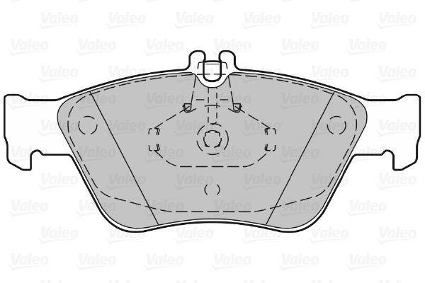 Valeo 598357 Bremsbelagsatz, Scheibenbremse
