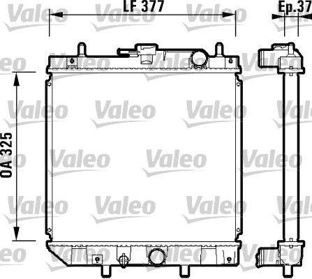 Valeo 731857 Kühler, Motorkühlung