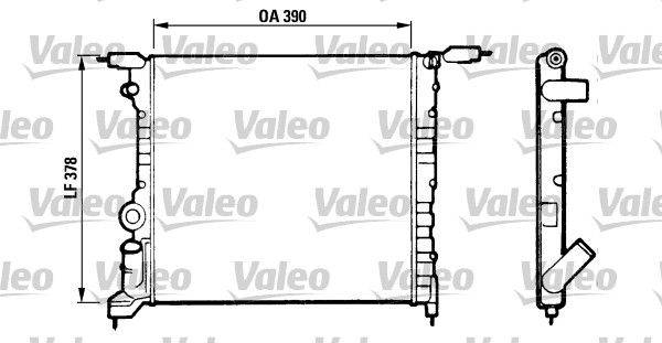 Valeo 816657 Kühler, Motorkühlung
