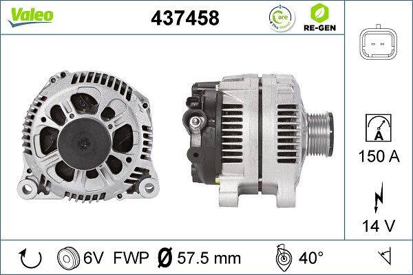 Valeo 437458 Generator