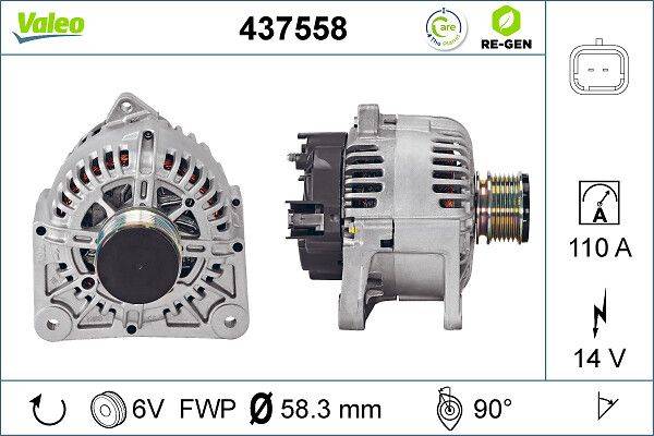 Valeo 437558 Generator