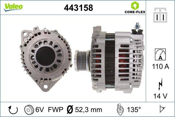 Valeo 443158 Generator
