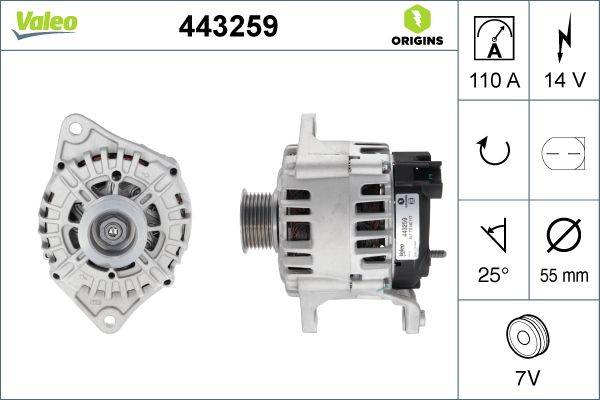Valeo 443259 Generator