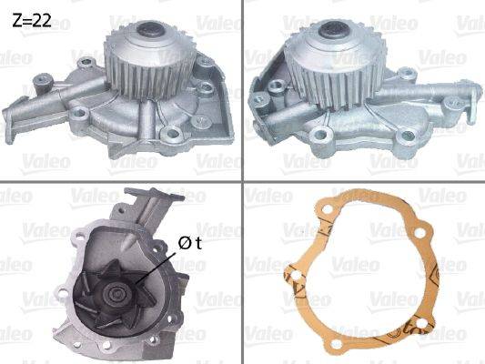 Valeo 506659 Wasserpumpe, Motorkühlung