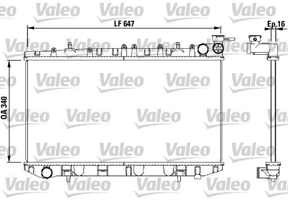 Valeo 731659 Kühler, Motorkühlung