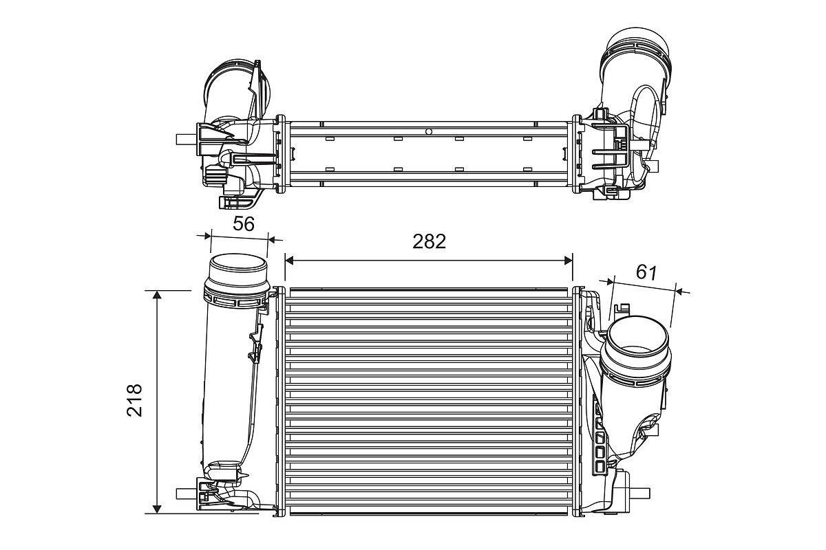 Valeo 816759 Ladeluftkühler