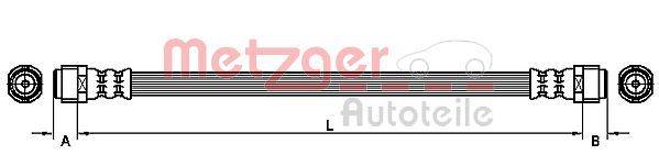 Metzger 4110360 Bremsschlauch
