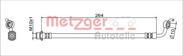 Metzger 4111660 Bremsschlauch