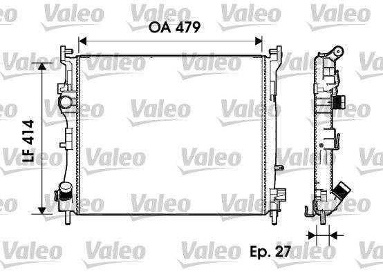 Valeo 732960 Kühler, Motorkühlung