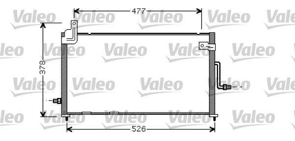 Valeo 818060 Kondensator, Klimaanlage