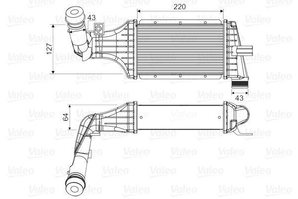 Valeo 818660 Ladeluftkühler
