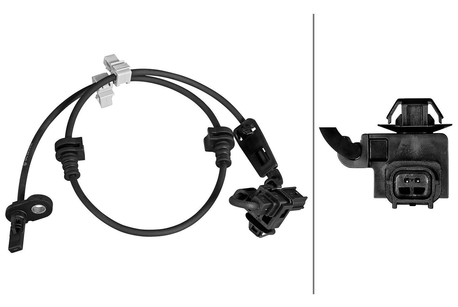Hella 6PU358218-661 Sensor, Raddrehzahl