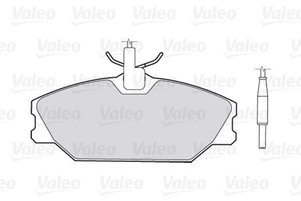 Valeo 301061 Bremsbelagsatz, Scheibenbremse