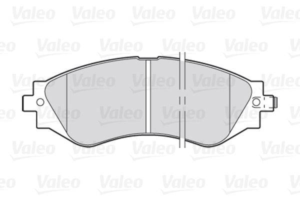 Valeo 301361 Bremsbelagsatz, Scheibenbremse