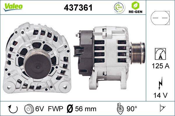 Valeo 437361 Generator