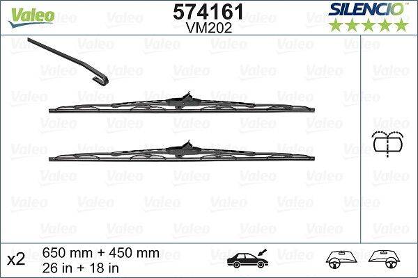 Valeo 574161 Wischblatt