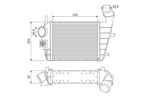 Valeo 817861 Ladeluftkühler