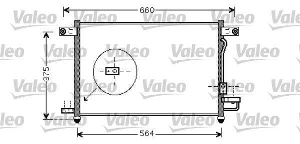 Valeo 818061 Kondensator, Klimaanlage
