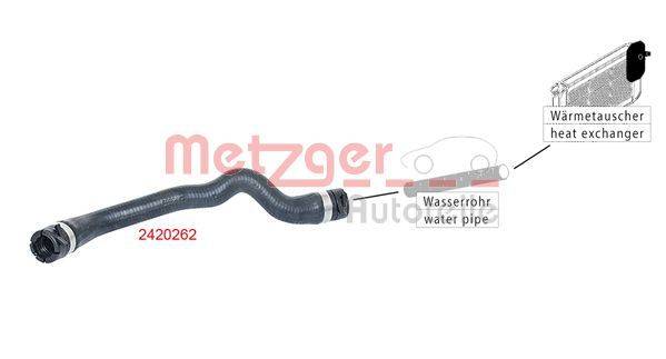 Metzger 2420262 Kühlerschlauch