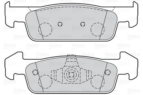 Valeo 302162 Bremsbelagsatz, Scheibenbremse