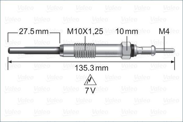 Valeo 345262 Glühkerze