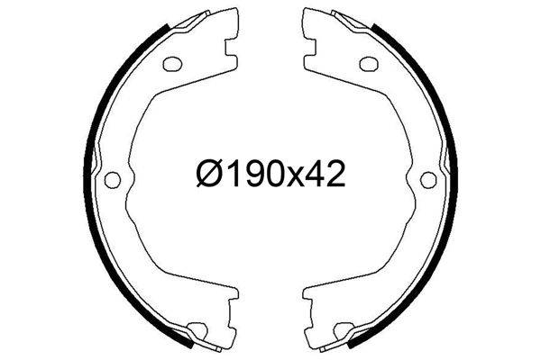 Valeo 564262 Bremsbackensatz