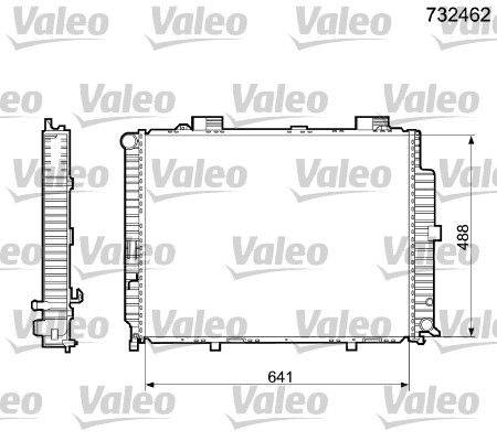 Valeo 732462 Kühler, Motorkühlung