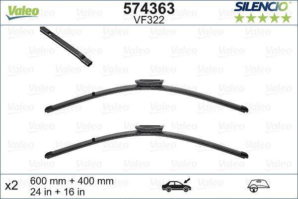 Valeo 574363 Wischblatt