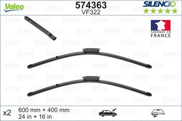 Valeo 574363 Wischblatt