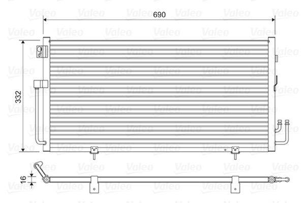 Valeo 814063 Kondensator, Klimaanlage