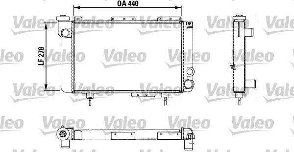Valeo 883463 Kühler, Motorkühlung