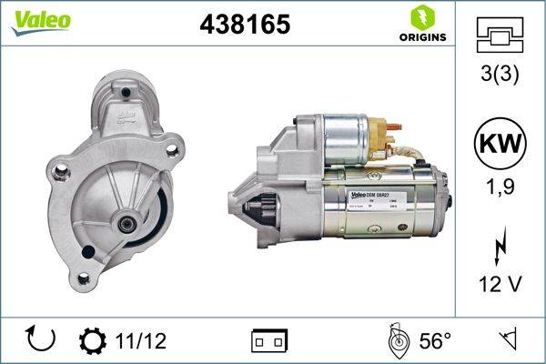 Valeo 438165 Starter
