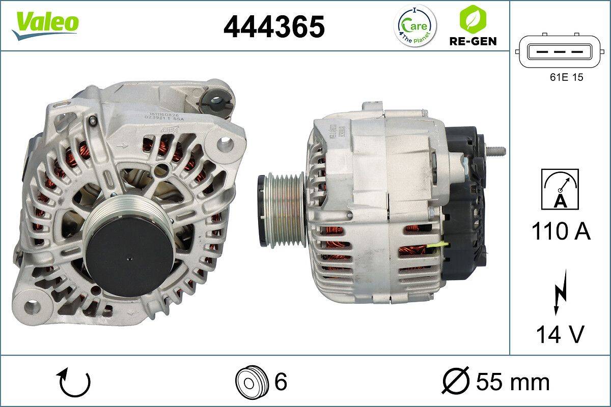 Valeo 444365 Generator