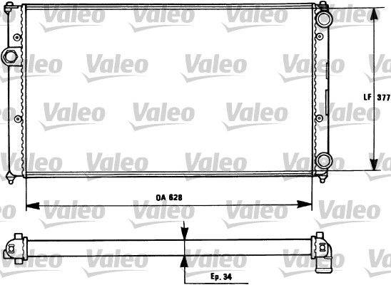 Valeo 731265 Kühler, Motorkühlung