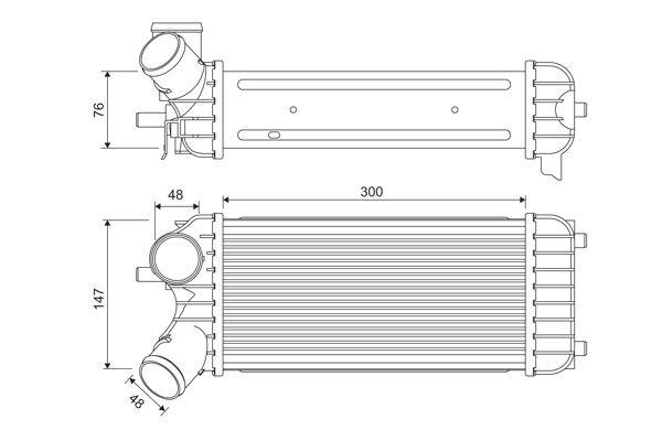 Valeo 818365 Ladeluftkühler