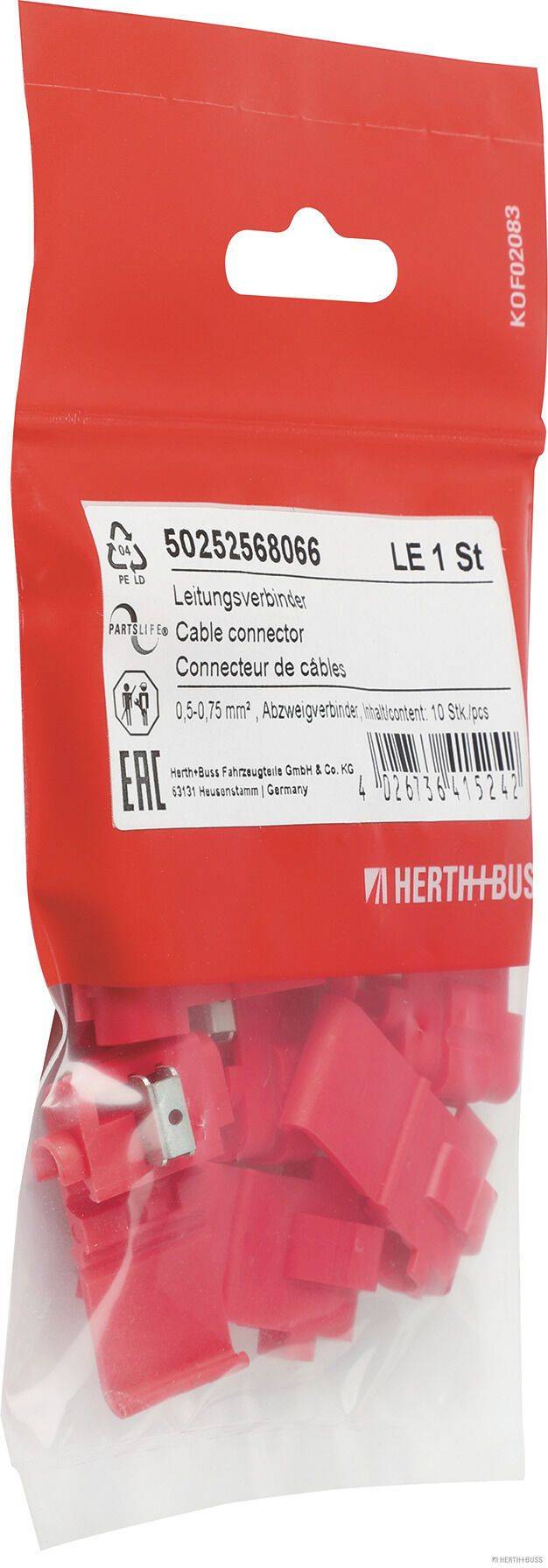 Herth+Buss 50252568066 Leitungsverbinder